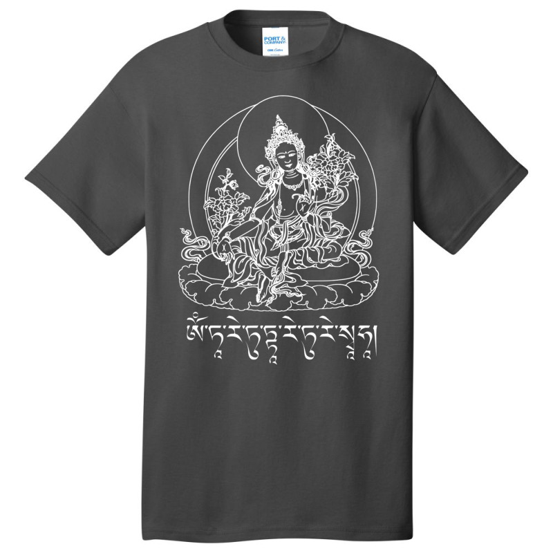 Buddhism Buddha Green Tara Mantra Tibetan Buddhism Vajrayana 623 Basic T-shirt by criticizematter | Artistshot