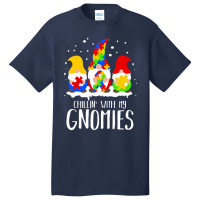 Chillin With My Gnomies Special Ed Autism Christmas Basic T-shirt | Artistshot