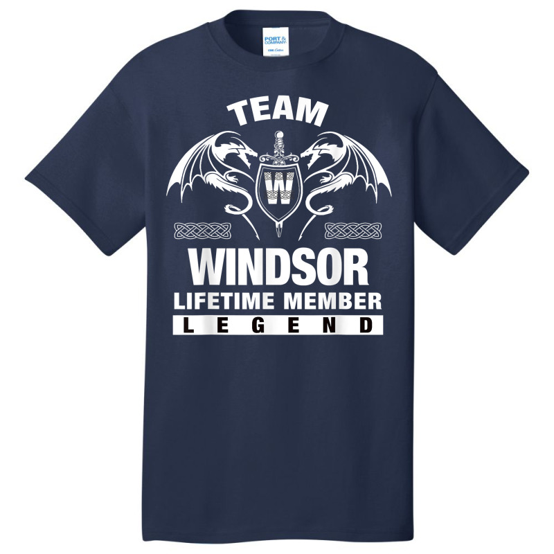 Team Windsor Lifetime Member Gifts T Shirt Basic T-shirt by maionexzweddel1i | Artistshot