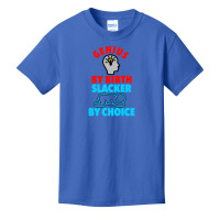 Genius Brain By Birth Slacker By Choice Basic Youth T-shirt | Artistshot