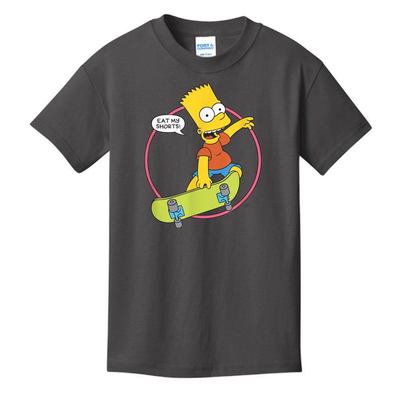 The Simpsons Bart Simpson Eat My Shorts T Shirt Basic Youth T-shirt by rainandehay | Artistshot