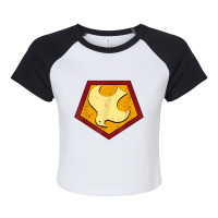 Retro Vintage Peacemaker Of Emblem For Lover T Shirt Raglan Crop Top | Artistshot