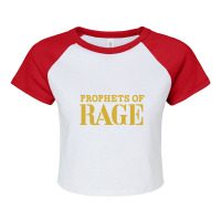 Prophets Of Rage Raglan Crop Top | Artistshot