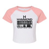 Hammond Organ And Graphics Classic Raglan Crop Top | Artistshot