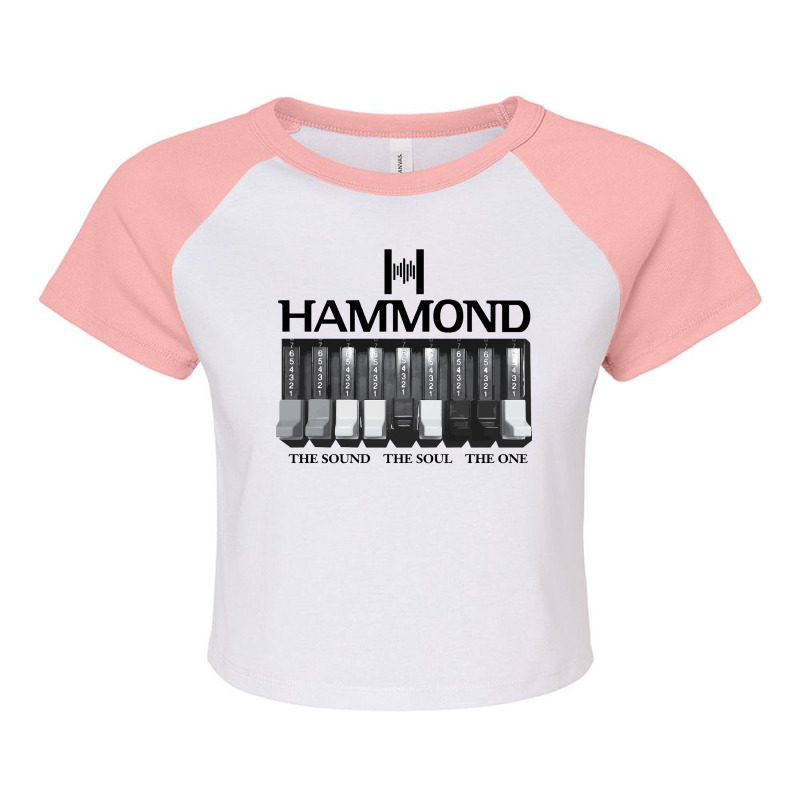 Hammond Organ And Graphics Classic Raglan Crop Top by cm-arts | Artistshot