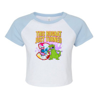 Mademark X Rugrats Womens This Rugrat Just Turned 3 3rd Birthday Party Raglan Crop Top | Artistshot