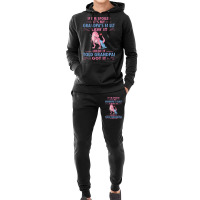 If Im Spoiled Its My Grandpas Fault Saw It Funny D Hoodie & Jogger Set | Artistshot