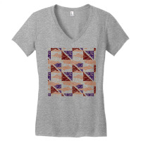 Nature Pattern T  Shirt Minimalist Leaf Line Art Illustration As A Sea Women's V-neck T-shirt | Artistshot