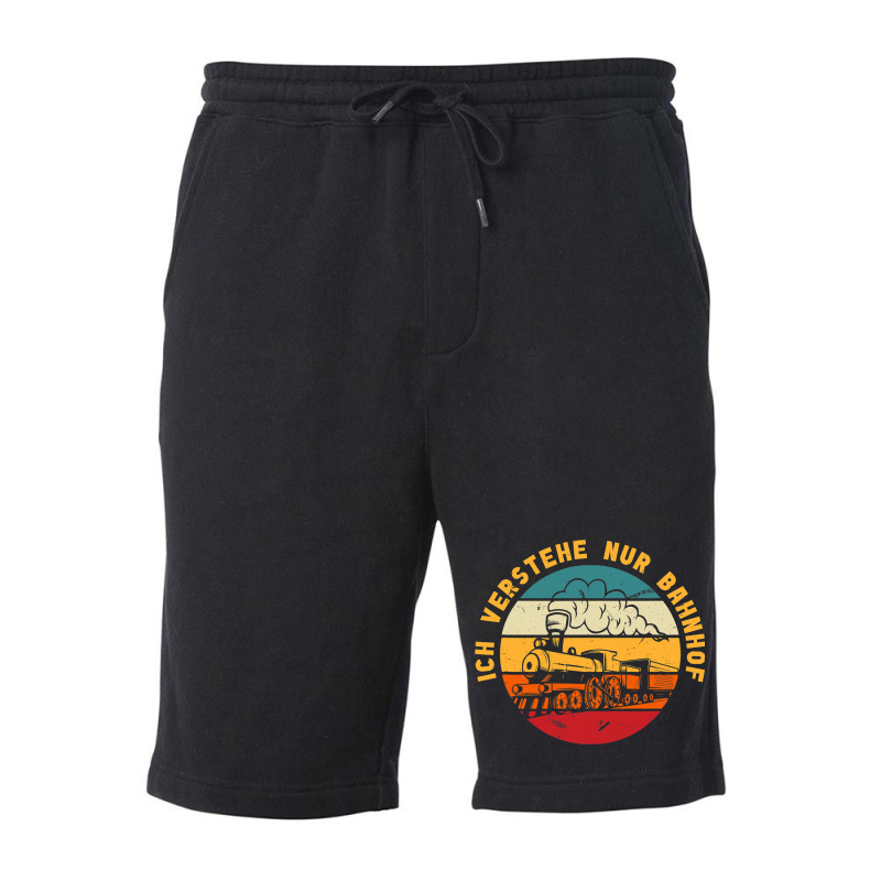 I Understand Nur Bahnhof Wortwitz Train Railway Lo Fleece Short by BristolEstes | Artistshot