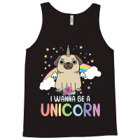 I Wanna Be A Unicorn Rainbow Puppy Magic Tank Top | Artistshot