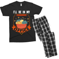 Ill Be In My Office Grandma Sewing Yarn Knitting 2 Men's T-shirt Pajama Set | Artistshot