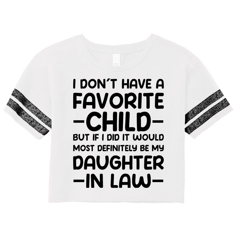 Daughter-in-law Love: A Design For Proud Parents Scorecard Crop Tee | Artistshot