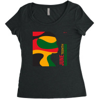 Juneteenth Freedom Day Women's Triblend Scoop T-shirt | Artistshot