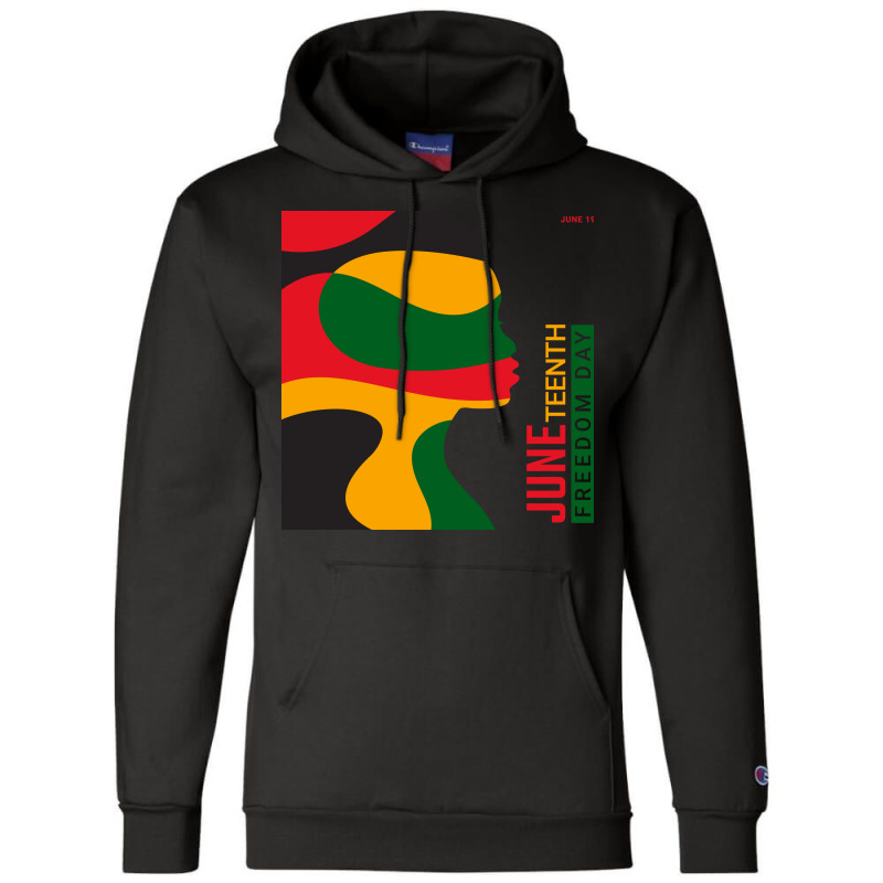 Juneteenth Freedom Day Champion Hoodie by ruang dua | Artistshot