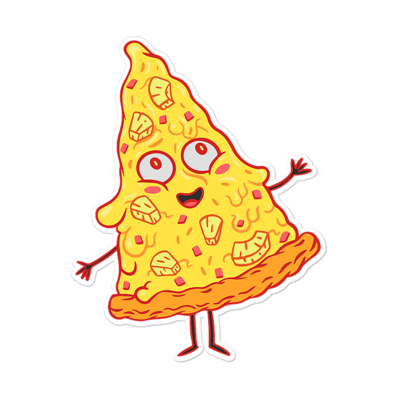 Hawaii Funny Food Pineapple Pizza Sticker | Artistshot