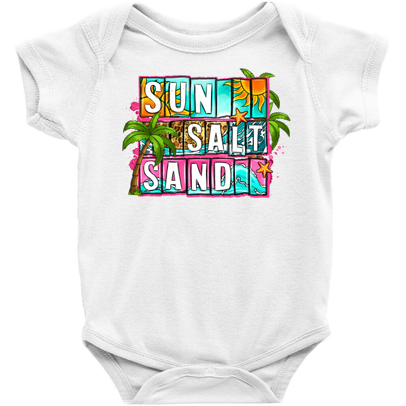 Sun Salt Sand Summer Baby Bodysuit | Artistshot