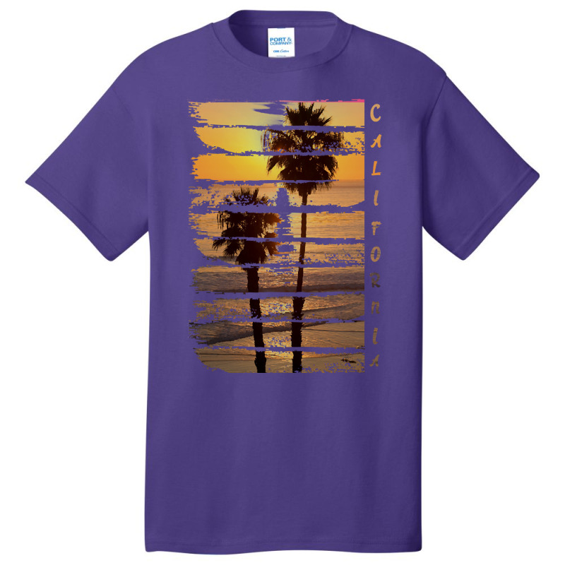 California Beach Paradise T  Shirtcalifornia Beach Vibes Summer Idea T Basic T-shirt by theaney | Artistshot