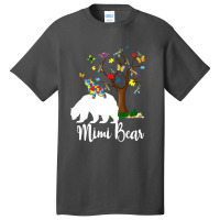 Mimi Bear Autism Awareness Love Support Basic T-shirt | Artistshot