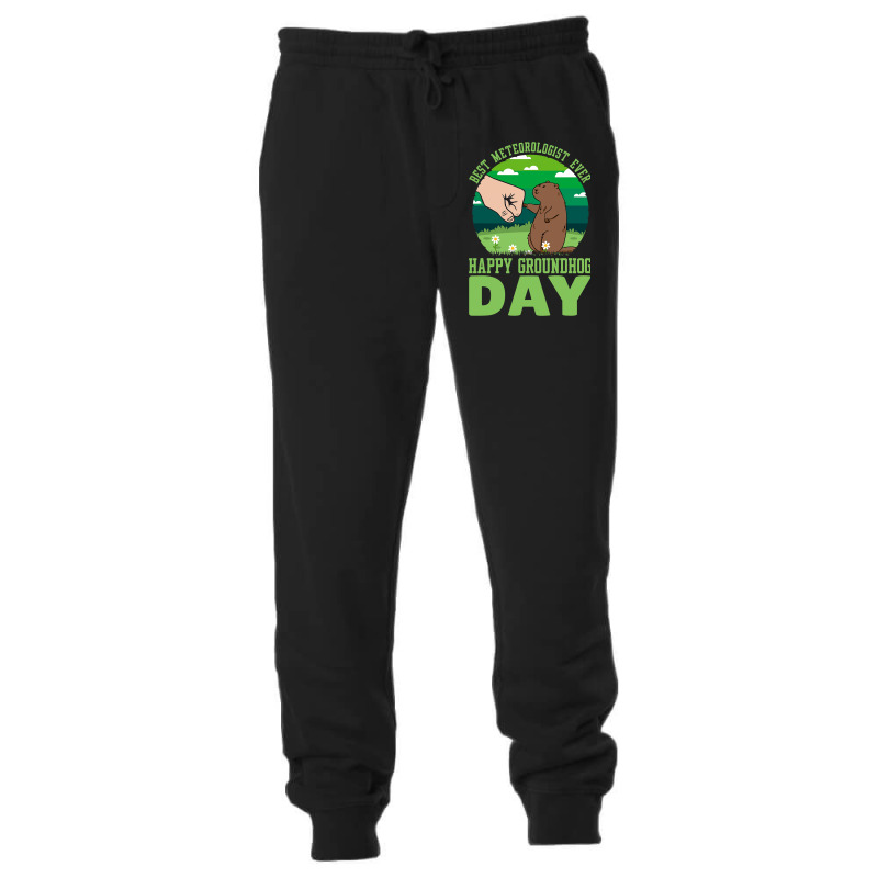 Funny Happy Groundhog Day Best Meteorologist Ever  Unisex Jogger by DiamondAnaya | Artistshot