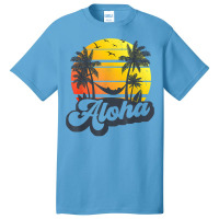 Aloha Hawaii Hawaiian Island Shirt Palm Trees Beach Vacation T Shirt Basic T-shirt | Artistshot