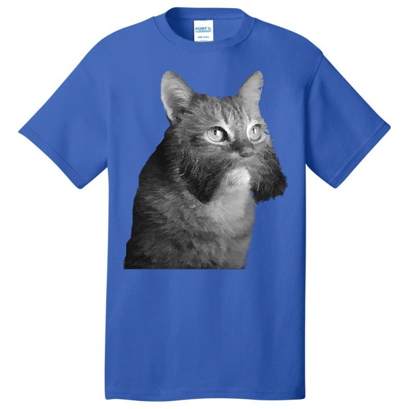 Cat With Sideburns T Shirtcat With Sideburns T Shirt (1) Basic T-shirt by jordanianstroke | Artistshot