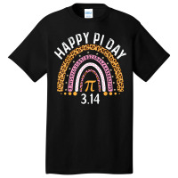 Happy Pi Day For Math Teachers Rainbow Math Teacher Woman's Basic T-shirt | Artistshot