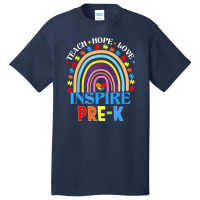 Teach Hope Love Inspire Pre Basic T-shirt | Artistshot