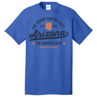 Arizona Vintage Sports Design Copper State Long Sleeve T Shirt Basic T-shirt | Artistshot