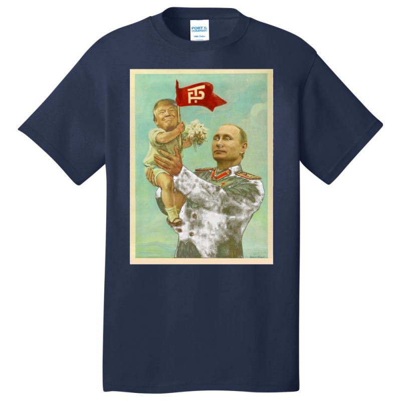 Baby Trump With Putin Basic T-shirt | Artistshot