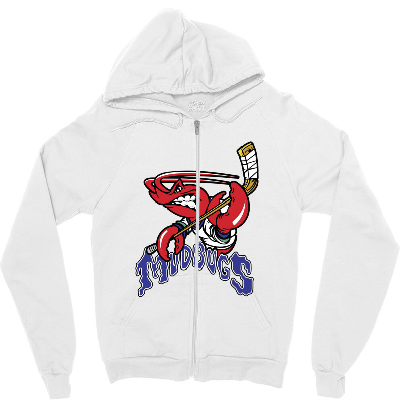 Bossier Shreveport Mudbugs Zipper Hoodie by CoolMerch | Artistshot