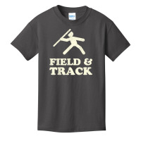 Vintage Track & Field Throwing Coach Javelin Shot Put Discus T Shirt Basic Youth T-shirt | Artistshot