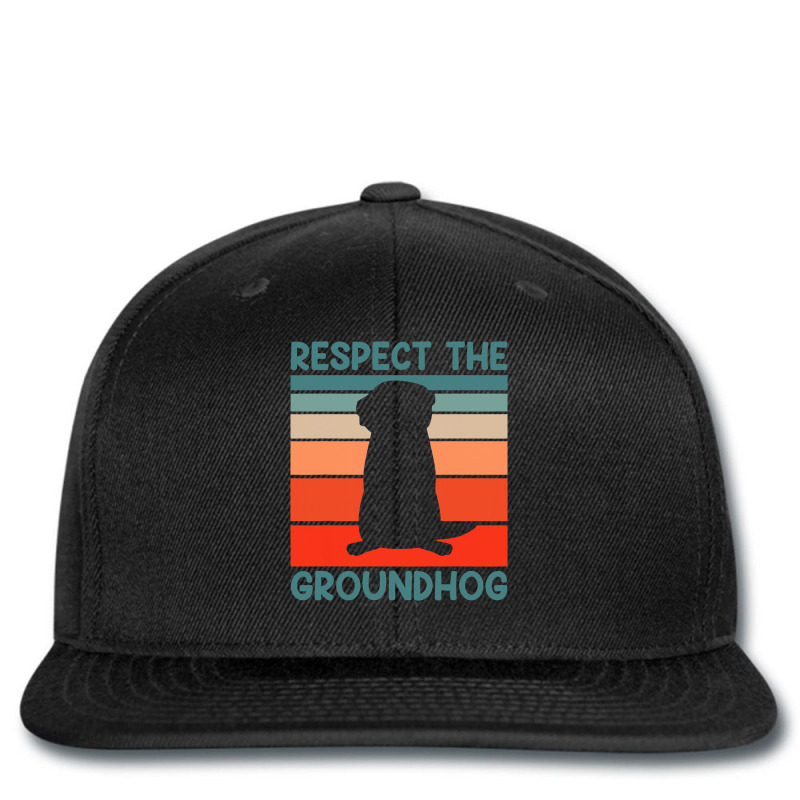 Funny Holiday Groundhog Day Respect The Groundhog Printed hat by MadalynRatliff | Artistshot