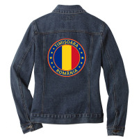 Man Cave My Cave My Rules Funny Attention Sign 38111202 Ladies Denim Jacket | Artistshot