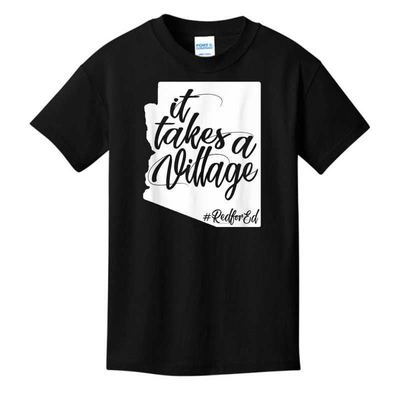 It Takes Village State Teachers Union Protest Redfored Shirt Basic Youth T-shirt | Artistshot