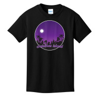 Christmas Island By Night With Palms T Shirt Basic Youth T-shirt | Artistshot