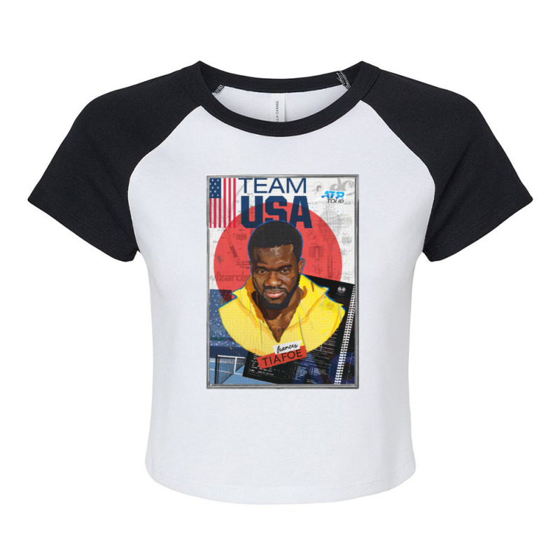 Frances Tiafoe Raglan Crop Top by cm-arts | Artistshot