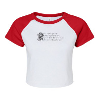 Ashe Moral Of The Story Lyrics Raglan Crop Top | Artistshot