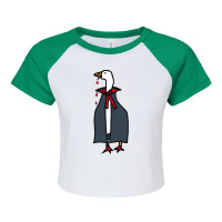 Halloween T  Shirt Halloween Horror Vampire Gaming Goose T  Shirt Raglan Crop Top | Artistshot