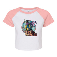 Dragon Quest Iii Raglan Crop Top | Artistshot