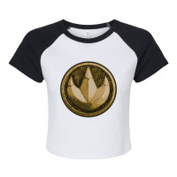 Dragon Green King Raglan Crop Top | Artistshot