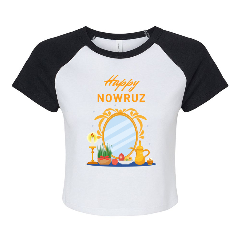 Nowruz Raglan Crop Top by cm-arts | Artistshot