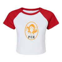 Metal Gear Solid Fox Raglan Crop Top | Artistshot