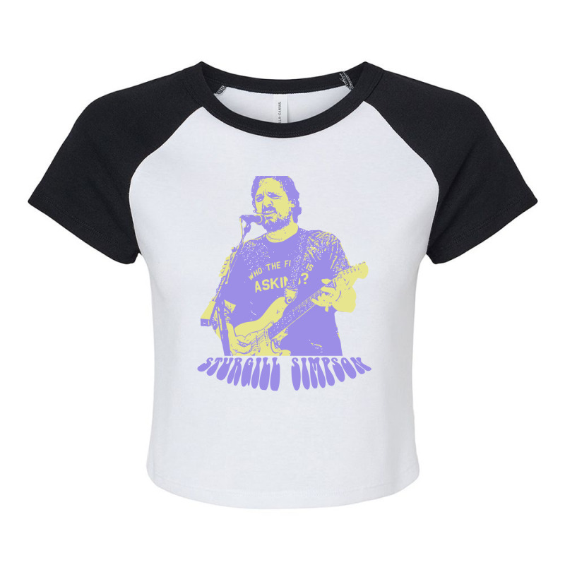 Sturgill Simpson Raglan Crop Top by cm-arts | Artistshot