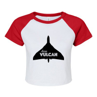 Avro Vulcan Raglan Crop Top | Artistshot