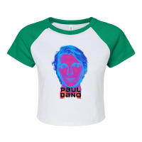 Paul Dano -riddler Raglan Crop Top | Artistshot