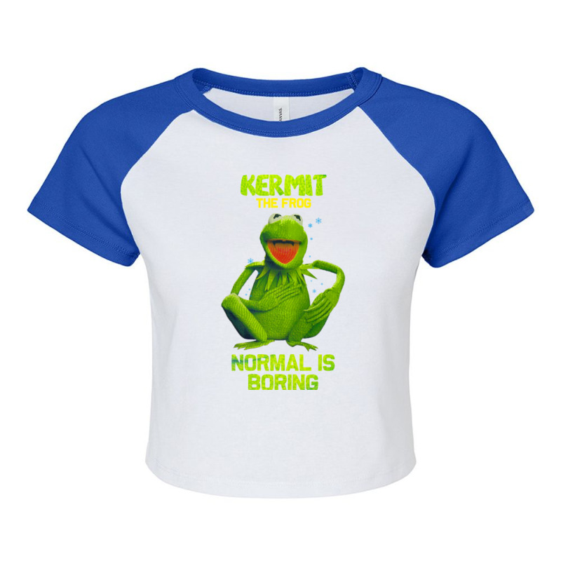 Kermit Normal Is Boring-ujgyb Raglan Crop Top by Kenruhaea79 | Artistshot