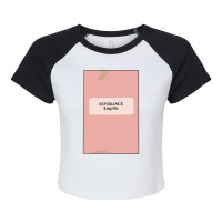 Severance Book Cover Raglan Crop Top | Artistshot