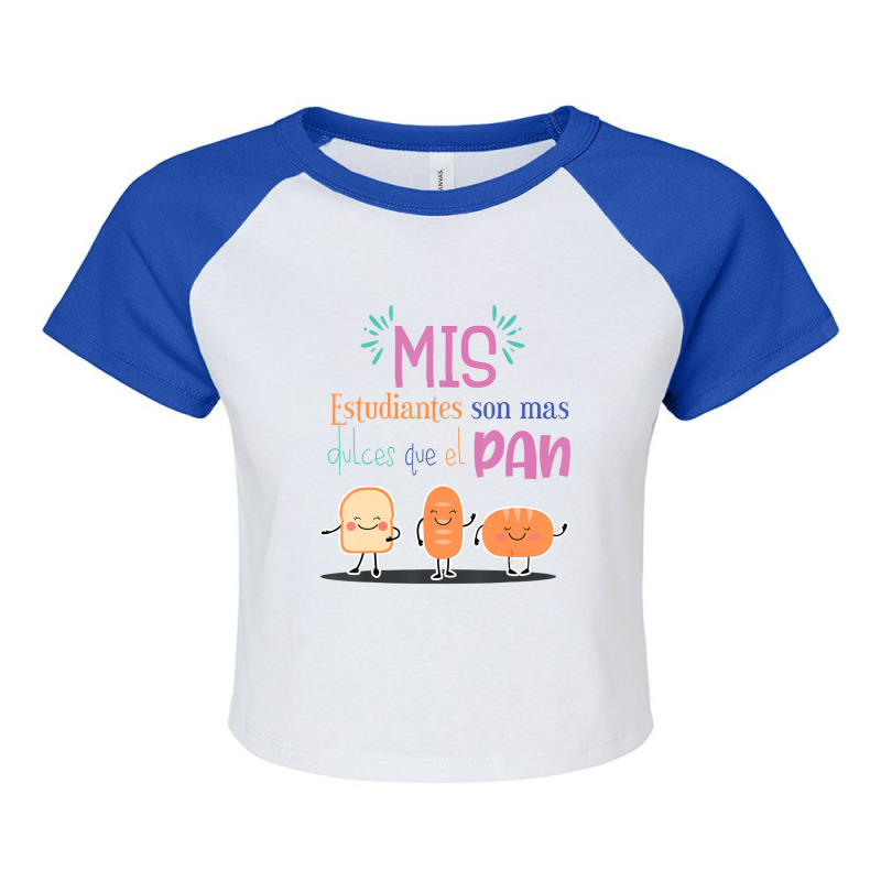 Maestra Espanol Spanish Teacher-03 Raglan Crop Top by kentuckykonpha9 | Artistshot