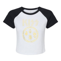 Kiss Hailing From Nyc Raglan Crop Top | Artistshot