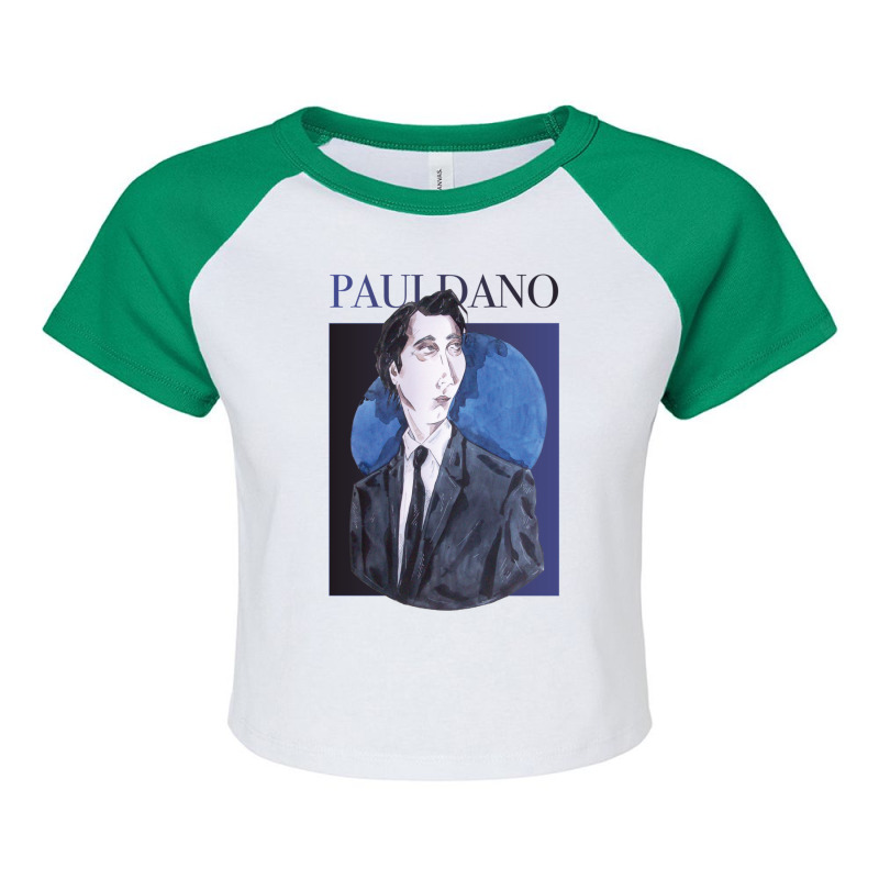 Paul Dano Artwork Raglan Crop Top by cm-arts | Artistshot